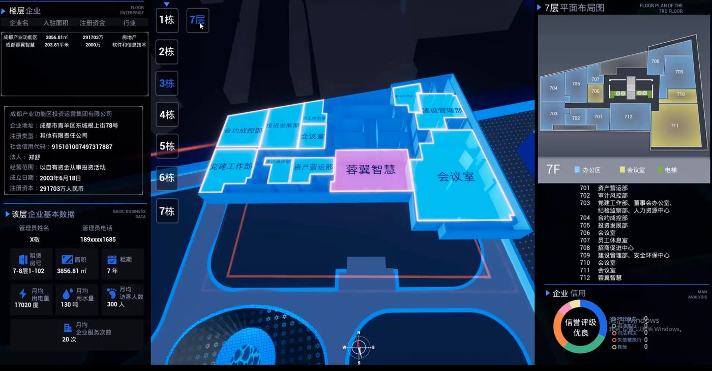 楼层企业孪生
